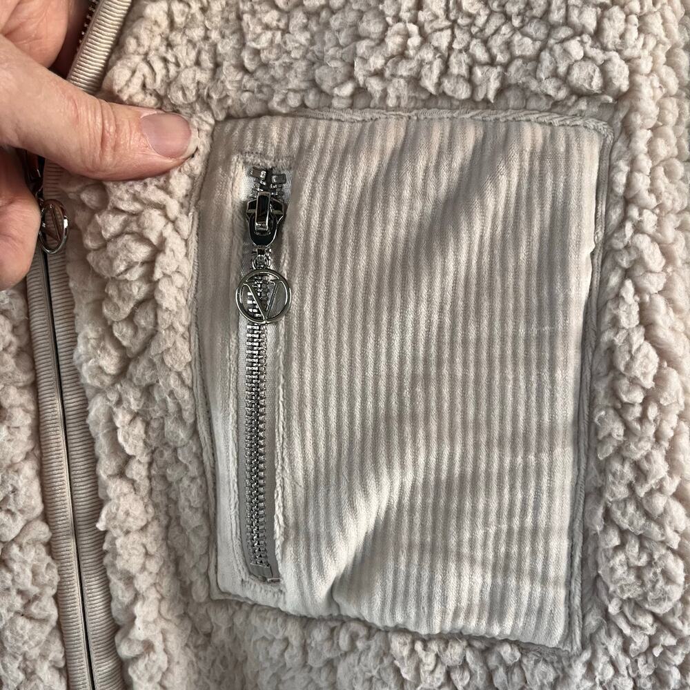 Victoria's Secret On Point Women's Zip Front Teddy Jacket Beige Size L - Picture 6 of 10